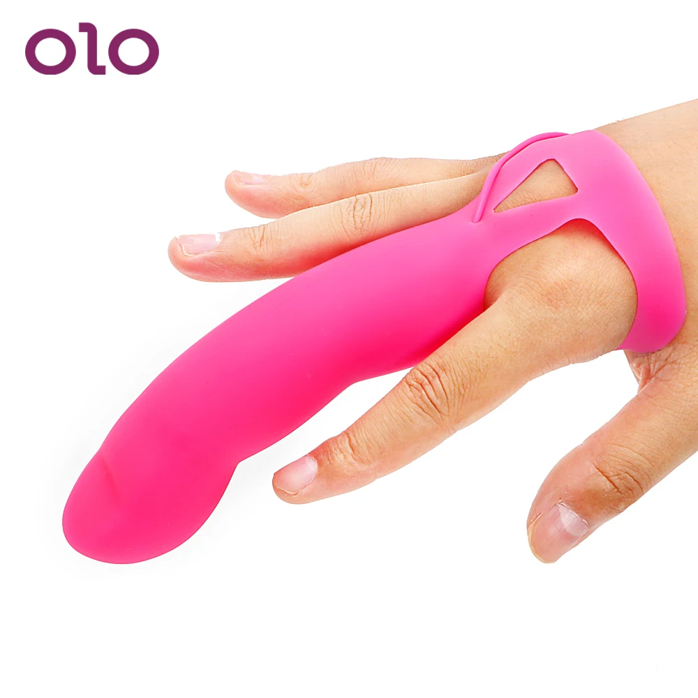 OLO 7 скоростной вибратор для пальцев с дистанционным управлением массажер точки G