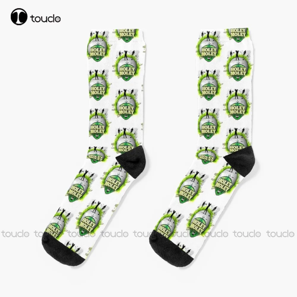 

Holey Moley - Golf Sport Socks Cute Socks Personalized Custom Unisex Adult Socks Halloween Christmas Gift Teen Socks Fashion New
