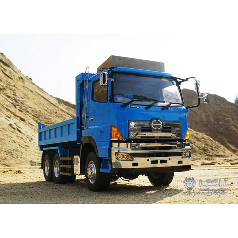 LESU 1/14 RC 6*6 Самосвал гидравлическая модель звукового освещения для DIY HINO Tamiya THZH0466