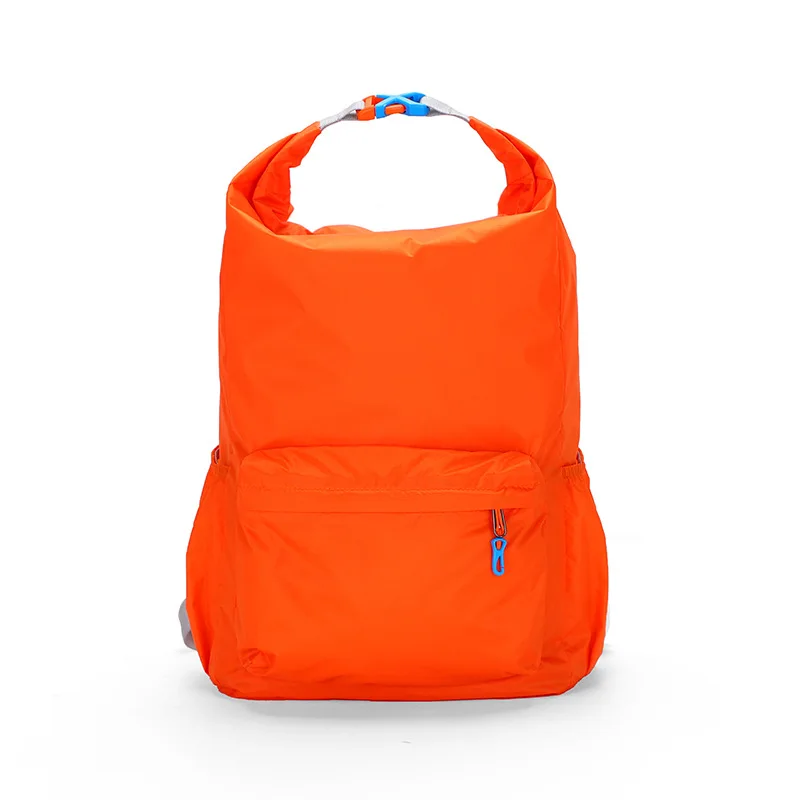 Lightweight Foldable Nylon Material Sports Swimming Waterproof Gym Backpack Bag For Running City Jogging Swim River Trekking Bag
