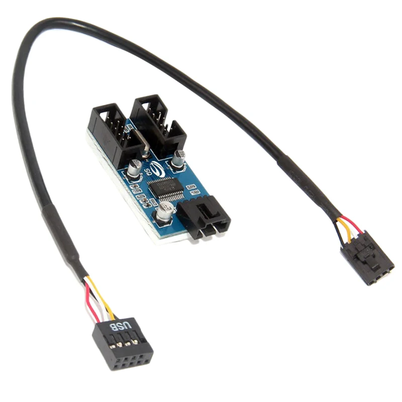 9Pin заголовка материнской платы двойной 9-контактный разъем Usb удлинитель