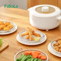 fasola stainless steel colanders frying strainer sieve for fried food rack water filter cooking tools utensils kitchen gadgets