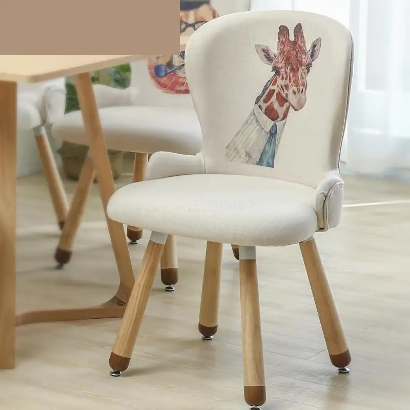 Современный простой стол семейный обеденный стул деревянный со спинкой