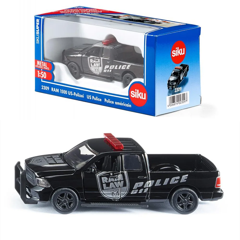 

Siku 2309 Toy/Diecast Model/1:50 Scale/Dodge RAM 1500 US Police Truck Car/Educational Collection/Gift For Children