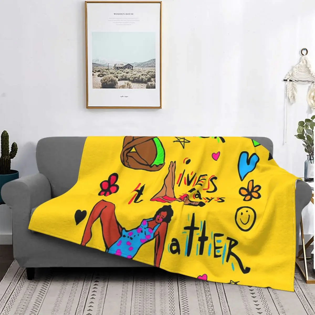 

Black Lives Always Matter Blanket Bedspread Bed Plaid Comforter Beach Cover Double Blanket Weighted Blanket