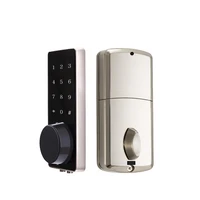 ttlock app smart lock wifi fingerprint rim lock smart card digital code electronic door lock for home security