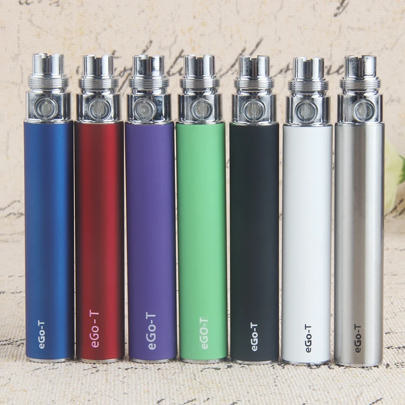 1 шт. eGo-T, крутящийся испаритель батареи 650/900/1100 mah ego-t 510 нить vape mod В набор входит батарея eGo t электронная сигарета для h2 mt3 ce4 ce5 вейпер