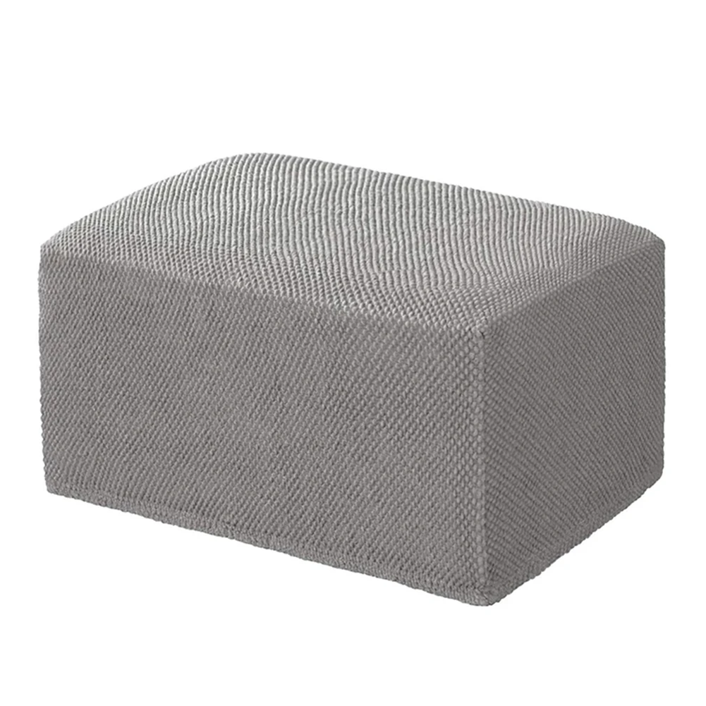 Эластичный прямоугольный чехол для табурета защитное покрытие из спандекса ног