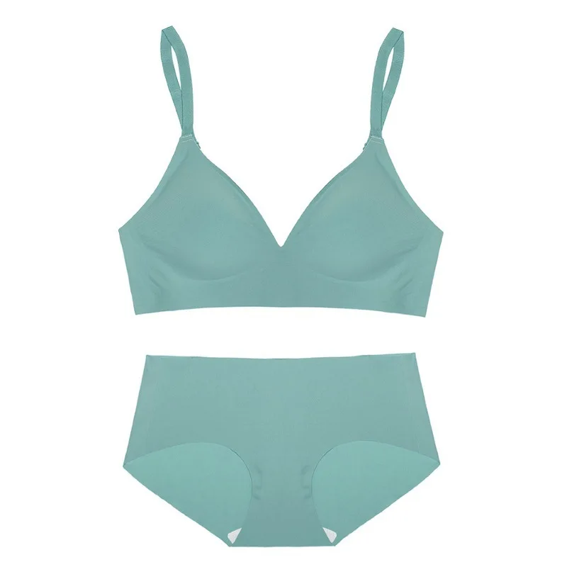 

Seamless Bra Set Wire Free Bra Natural Rubber Lingere Women's Underwear Sexy Intimates Lingerie Femme Hot Underwear & Sleepwears