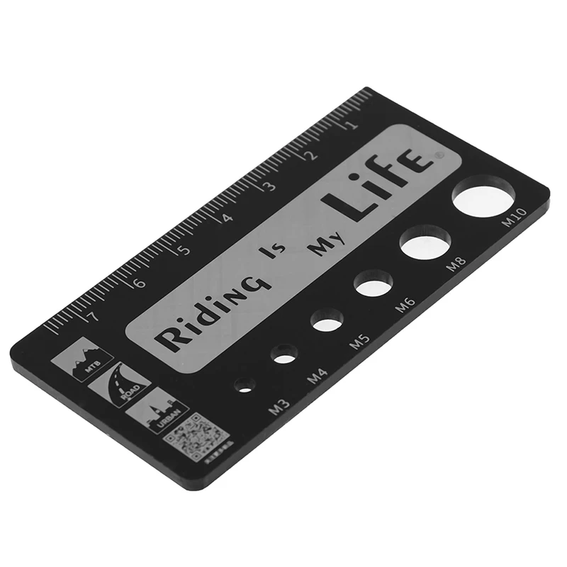 

1Pc Bicycle Screws Bolts Gauge Size Measurement Tool Calliper M3 M4 M5 M6 M8 M10