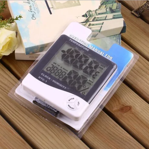 HTC-1 термометр гигротермограф большой экран цифровой дисплей Домашний