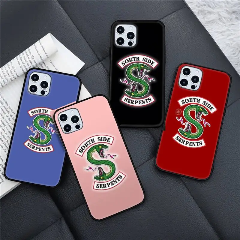 

American TV Riverdale Southside Serpent Phone Case for iPhone 11 12 pro XS MAX 8 7 6 6S Plus X 5S SE 2020 XR mini