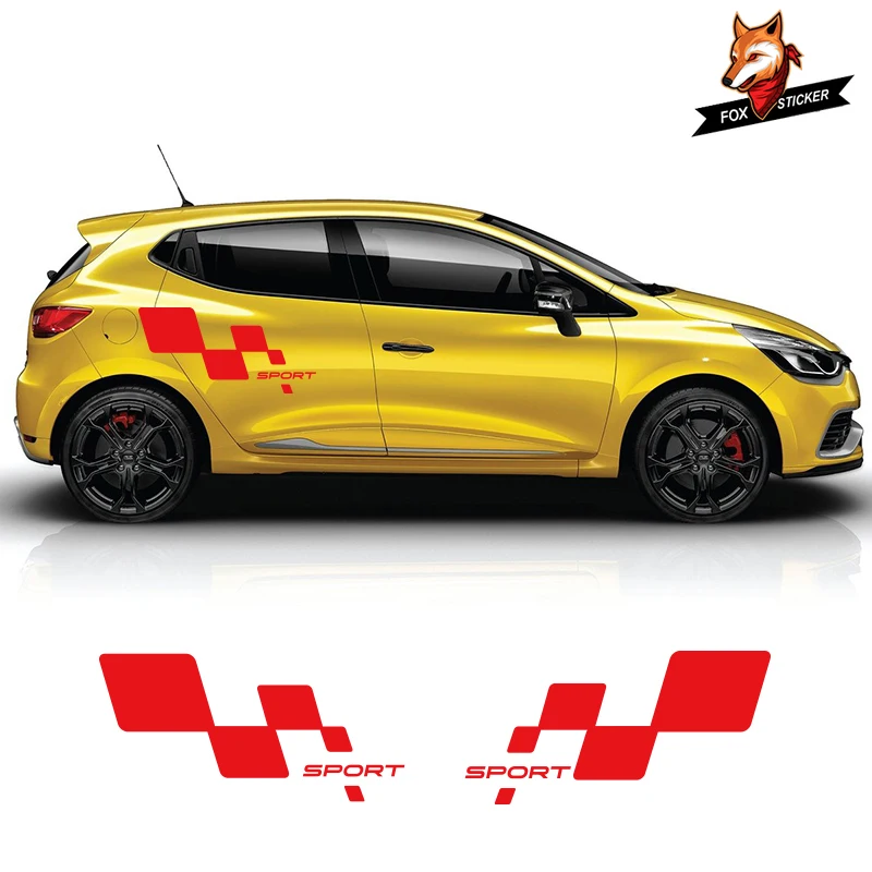 Наклейки на корпус автомобиля 2 шт. Виниловая наклейка спортивный Стайлинг