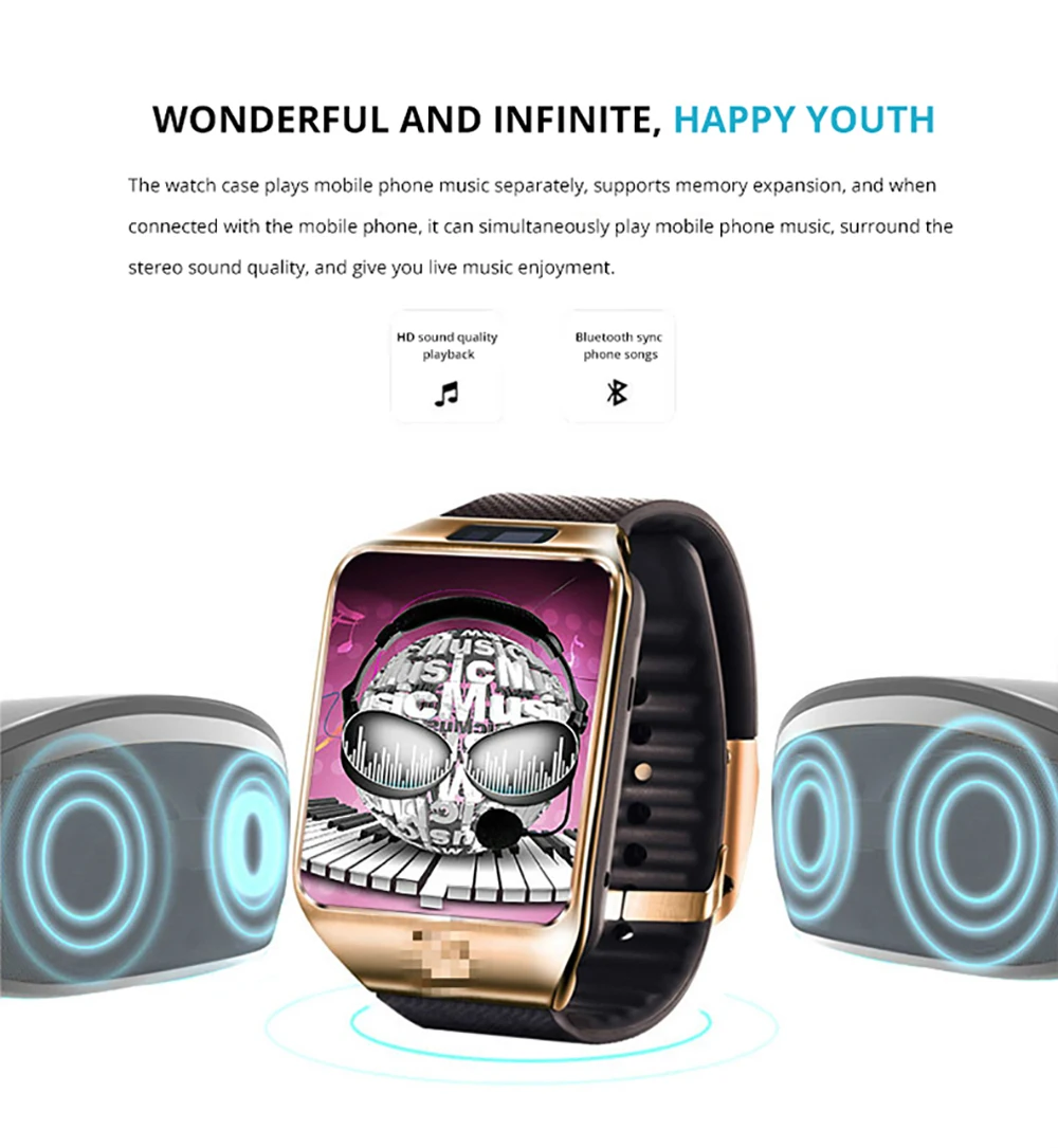 Bluetooth Смарт часы Smartwatch DZ09 Android смартфон вызов Relogio GSM Сим слот камера для Android samsung
