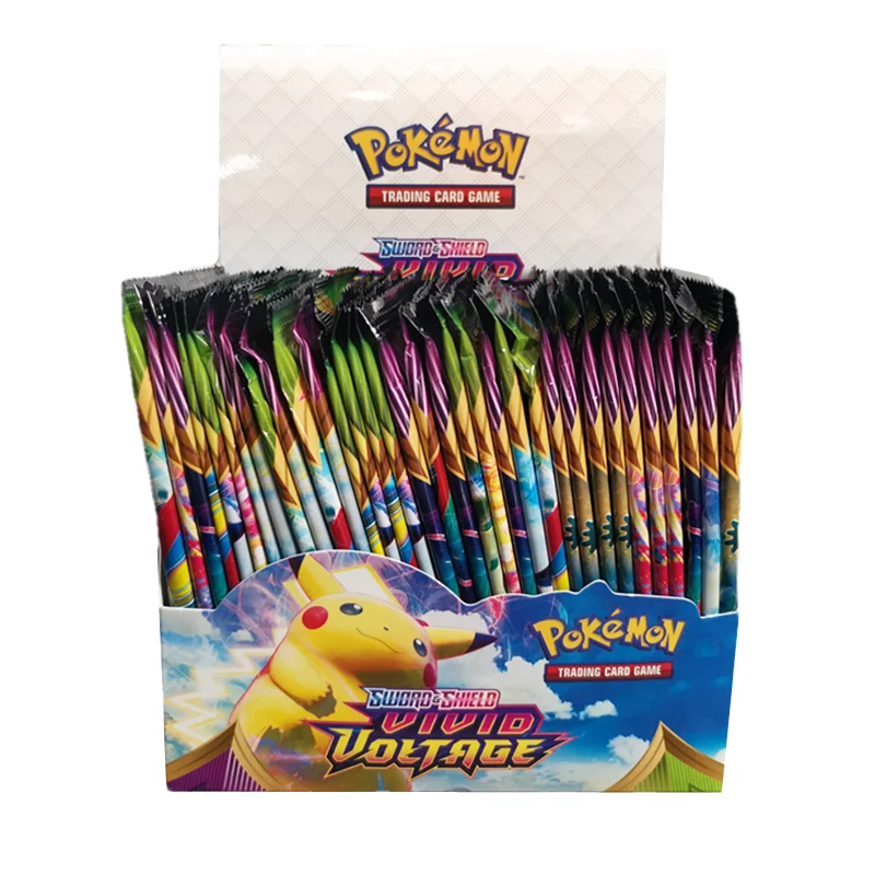 

324pcs Pokemon cards Sun & Moon XY Sword Shield Vivd voltage Booster Box Collectible Trading Cards Game