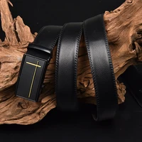 2022 new trend men leather belt automatic buckle belt fashion business belt high quality upgraded youth pants belt cowhide belt