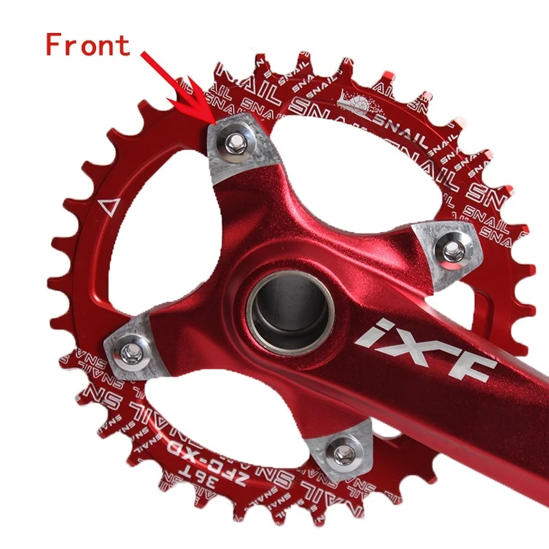 5PC MTB Crank Bolts Single Speed Bike Chainwheel Bolts Dental Plate Screws Steel Crankset Screws Bolt Mountain Bike Components image 6
