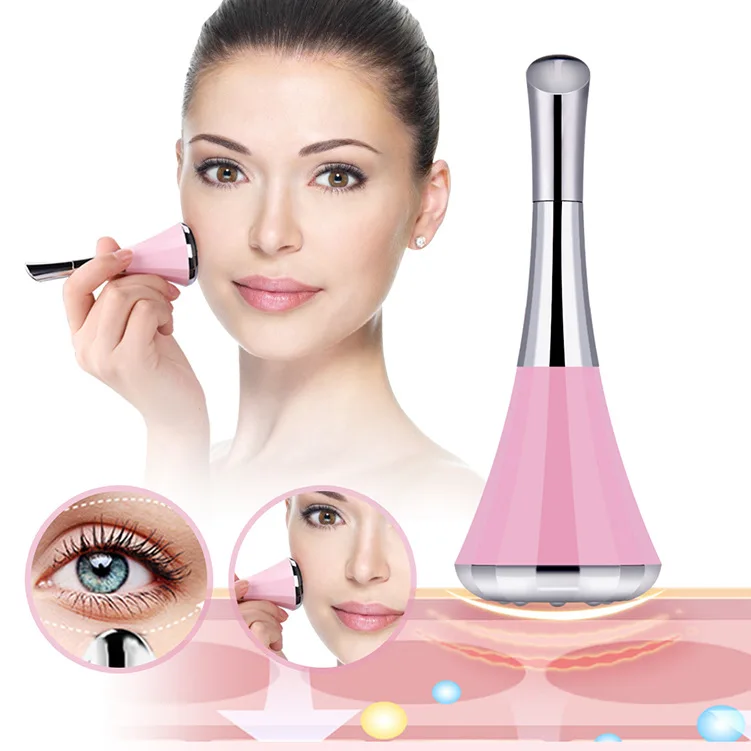 

2-Way Microcurrent Face Lift Machine Skin Firming Vibrating Anti Aging Face Massager Eye Wrinkle Removal Facial Toning Device