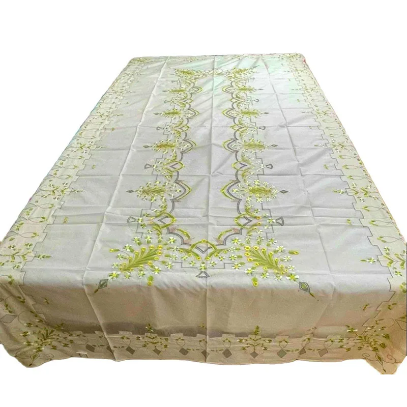 

Pastoral lace glass yarn Handmade Embroidery Tablecloth Table Cover cloth kitchen Christmas Wedding party home New Year decor