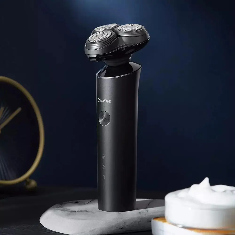

New xiaomi Showsee Electric Shaver Machine Men's Razor Beard Trimmer 3D Head Blades Portable Cutter Type-C Rechargeable Shaving