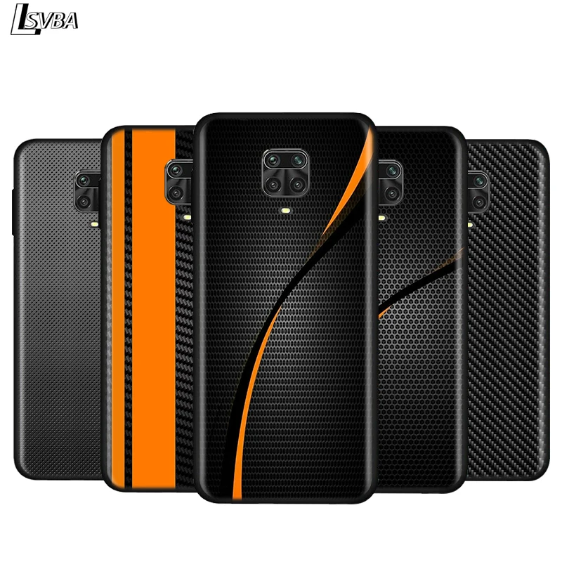 Silicone CoverCar Carbon fibre For Xiaomi Redmi Note 9 9S Max 8T 8 7 6 5 Pro 5A 4X 4 Bright Black Phone Case | Мобильные телефоны и