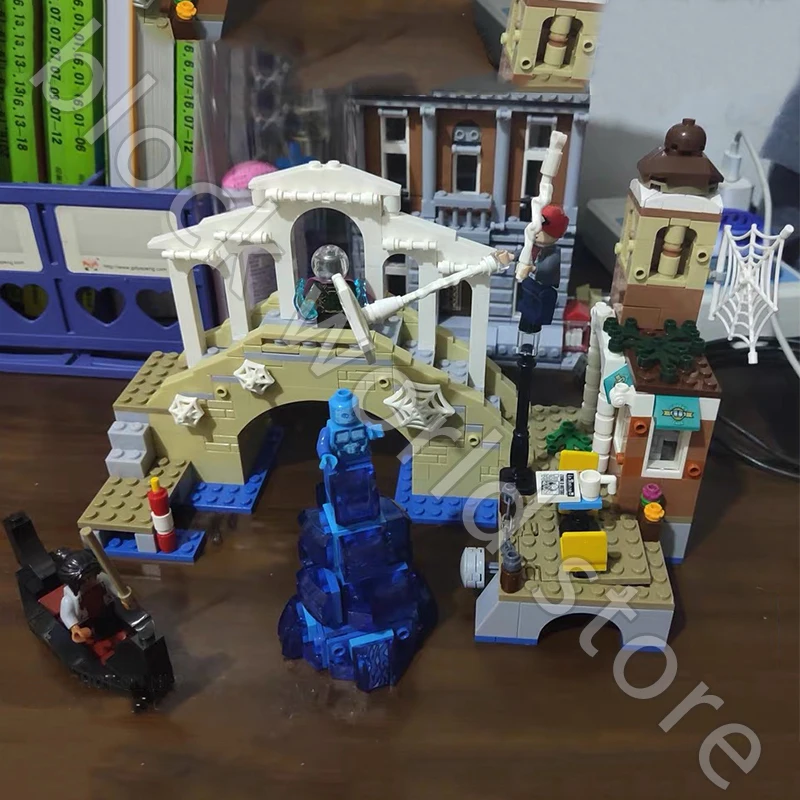 Spiderlysman superheros Hydrolys Man Attack building block детские строительные игрушки совместимые 76129