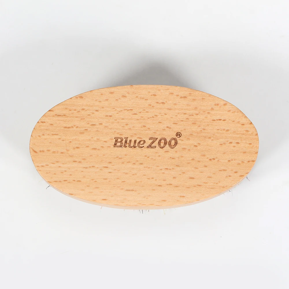 Натуральная щетина кабана щетка для бороды мужчин бамбуковый массаж лица