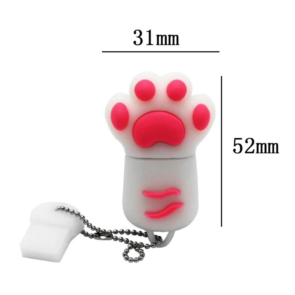 

VKTECH USB Flash Drive Cute Cat Paw USB 2.0 Memory Stick Pendrive 128GB 64GB 32GB 16GB 8GB 4GB 2GB 1GB Thumb Jump Flash Drive