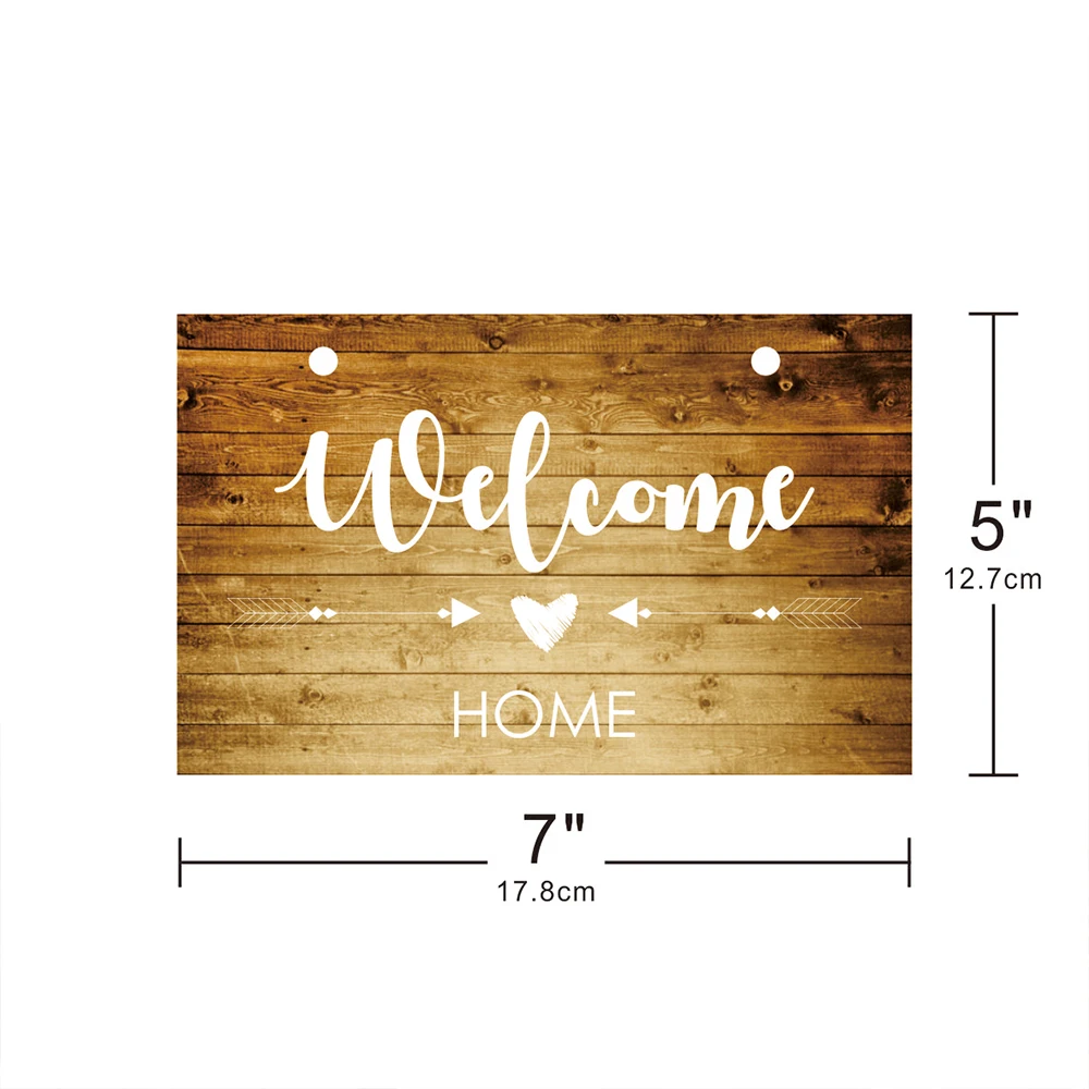 

Welcome home Decoration Home Hanging Sign Door Decoration for new house