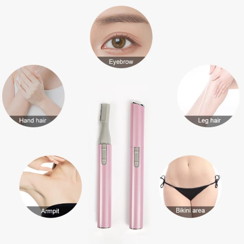 

Hair Remover Elektrische Wenkbrauw Trimmer Schaar Epilator Mannen Scheren Snijmachine Lady Make Scheerapparaat Mini Scheermes