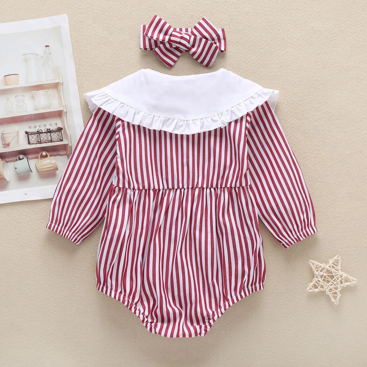 

Baby Clothes Romper Baby Winter Clothes New Born Long Striped Sleeve Kids Boys Jumpsuit Baby Girl Clothes Infant Onesie Costume