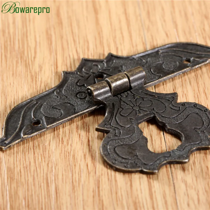 76x57 мм Мини Античная латунная коробка для ювелирных изделий Подарочная чехол