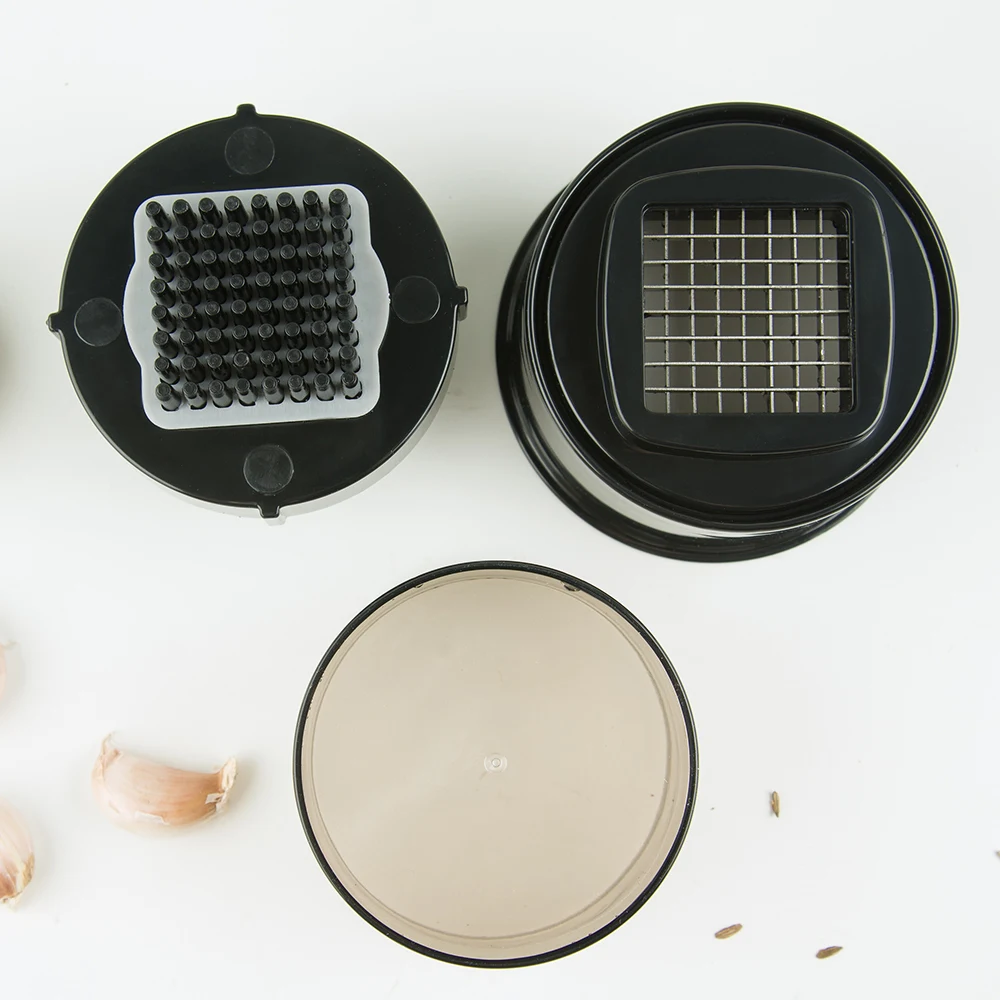 Qing Новый кухонный помощник разделяемый пластиковый пресс для чеснока ручные