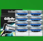 Сменные лезвия для бритвы Gillette Mach 3, 8 шт.упаковка