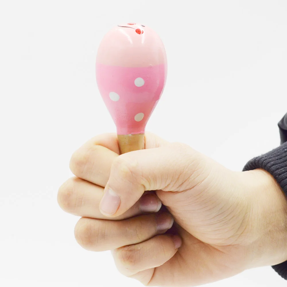 1 шт. Разноцветные деревянные Мультяшные строительные Музыкальные инструменты