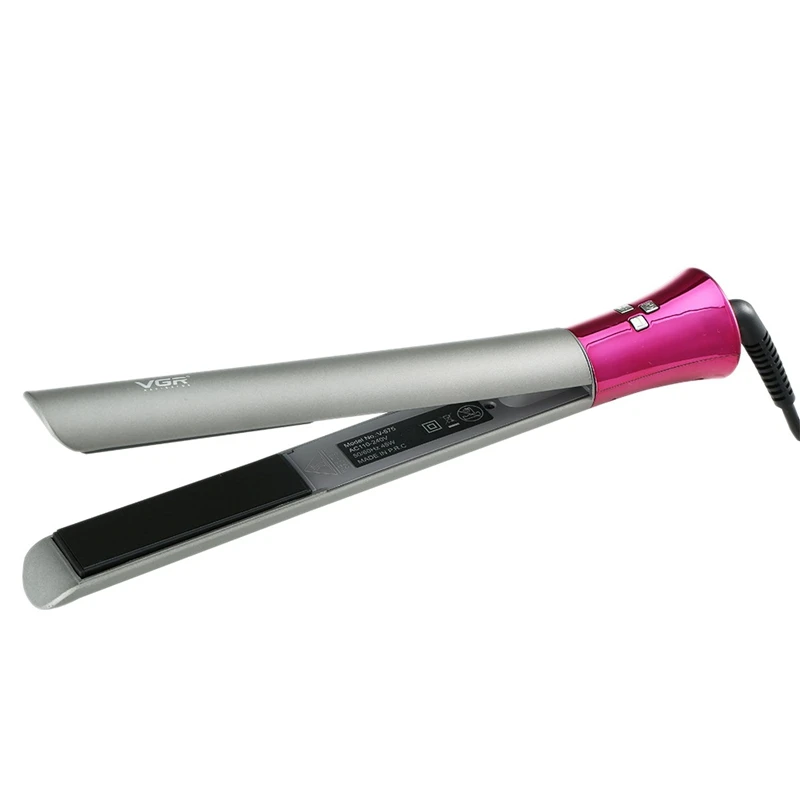 

VGR V-575 Hair Straightener and Curler 2 in 1 Straightening Curling Iron, Professional Negative Ion Flat Iron EU Plug