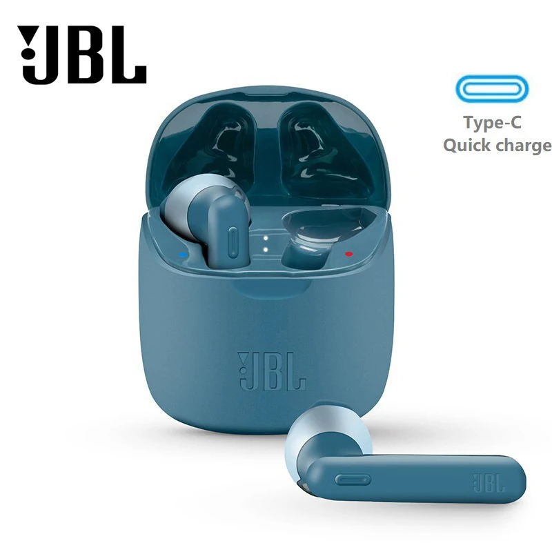 

Original JBL TUNE 225TWS Wireless Bluetooth Earphones JBL T225TWS Stereo Earbuds Bass Sound Headset Mic Headphones