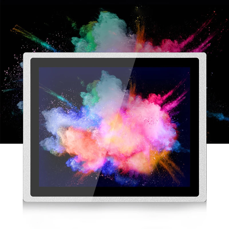 Промышленный компьютер 10 дюймов 15 мини-ПК Все в одном с емкостным сенсорным