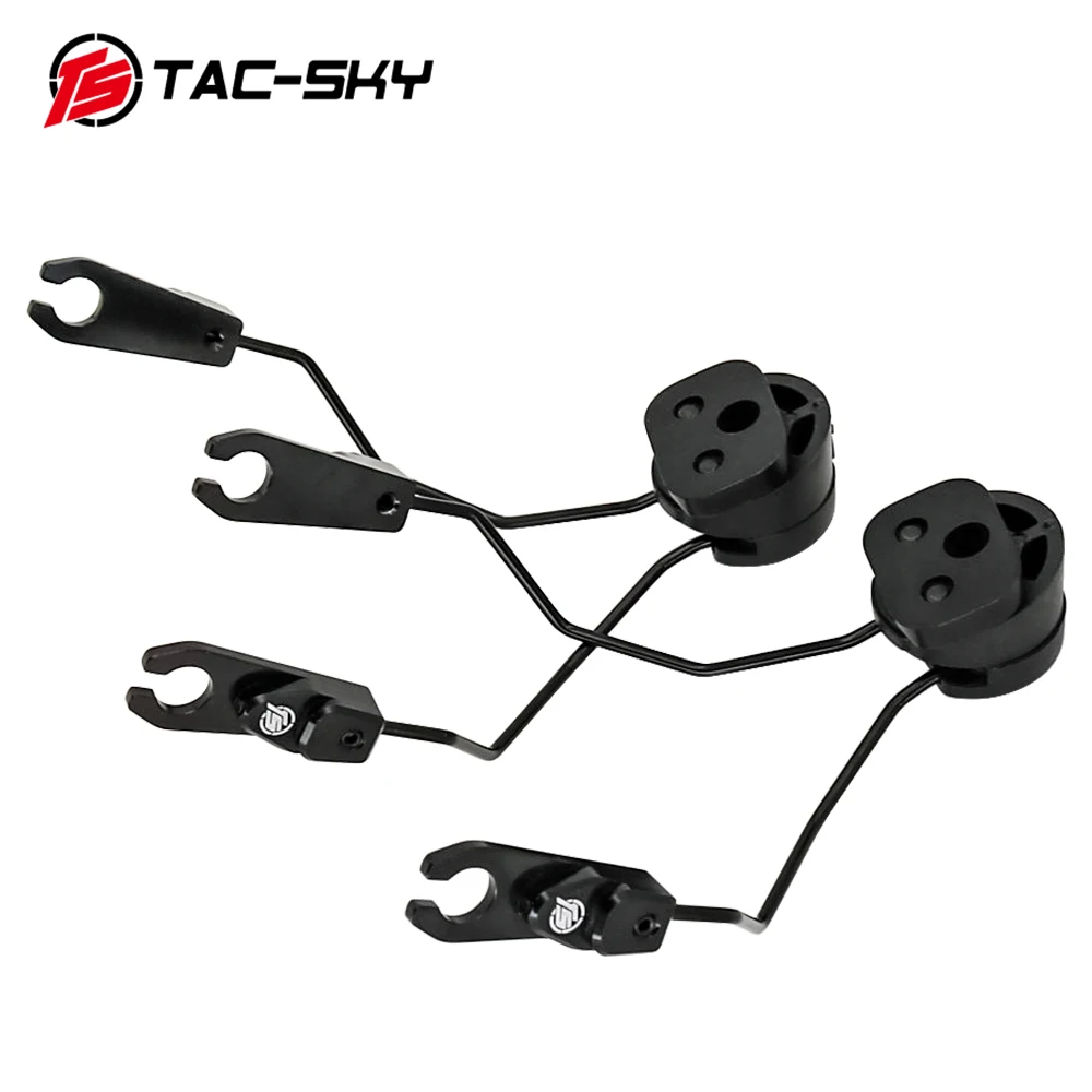 TAC-SKY Compatible Tactical MSA SORDIN Headset Accessories Sordin Bracket Tactical Helmet ARC Rail Military Adapter