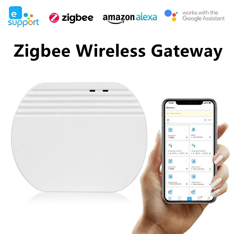 

Ewelink Smart Mini Zigbee Wifi Gateway Wireless Automatic Smart Home Bridge Device Remote Control Hub Alexa Google Home Voice