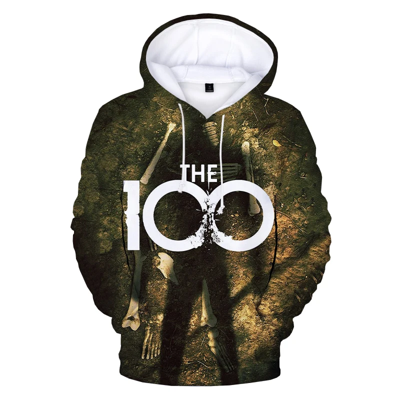 

2021 Hoodie The 100 Hoodie TV Series Harajuku Streetwear 3D Print Hoodies Men Women Fashion Casual Hoodie Children Sweatshirts