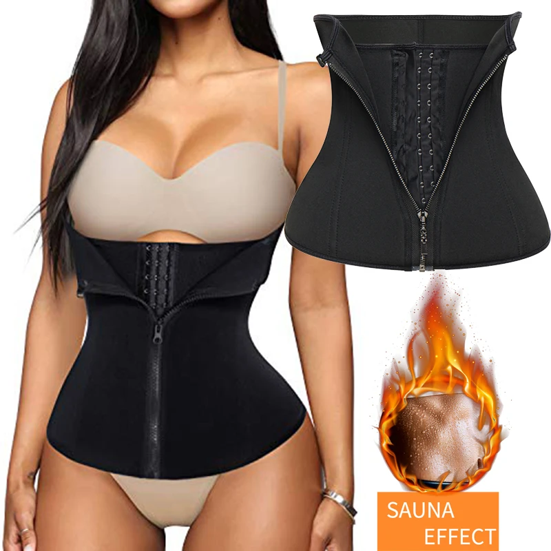 

Neoprene Sweat Waist Trainer Corset Underbust Trimmer Body Shaper Belt for Women Sport Girdle Cincher Hourglass Faja Shapewear