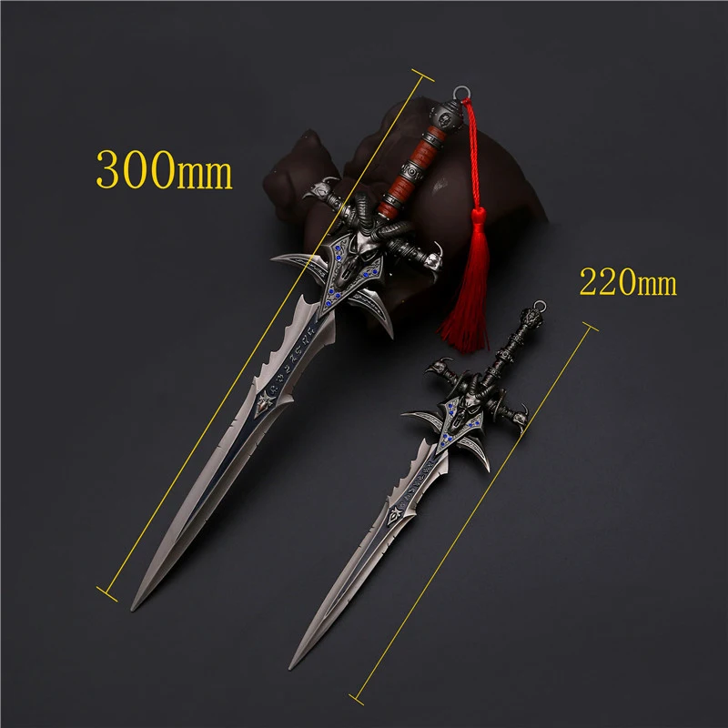 30 см модель игрового оружия World Of Warcraft ч Кинг Frostmourne меч из сплава изысканный