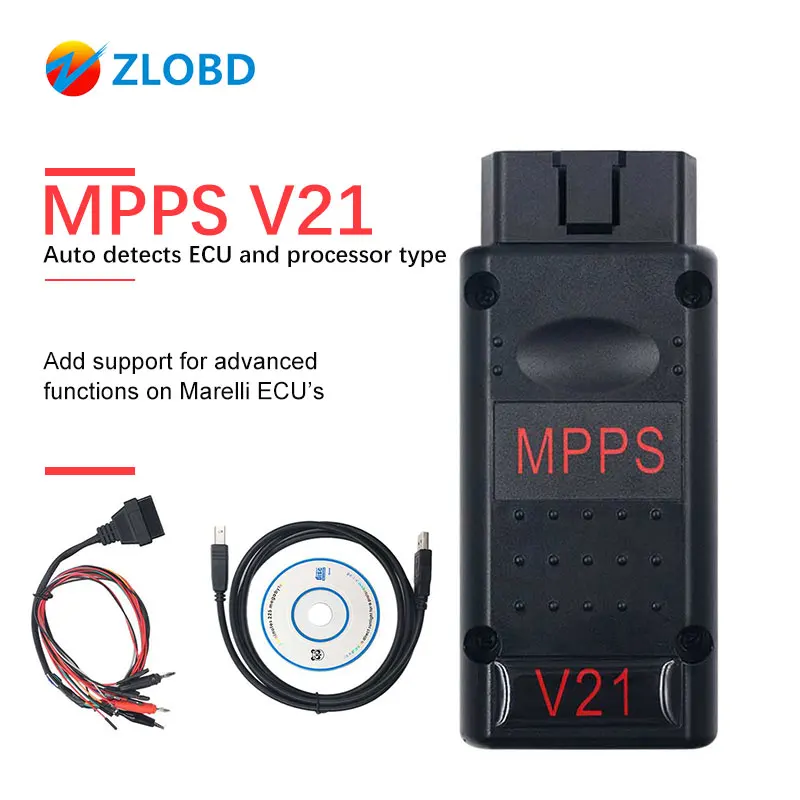 MPPS V21 ECU чип тюнинг интерфейс V16/V18/V21 для EDC15 EDC16 EDC17 CHECKSUM OBD2 автомобильный
