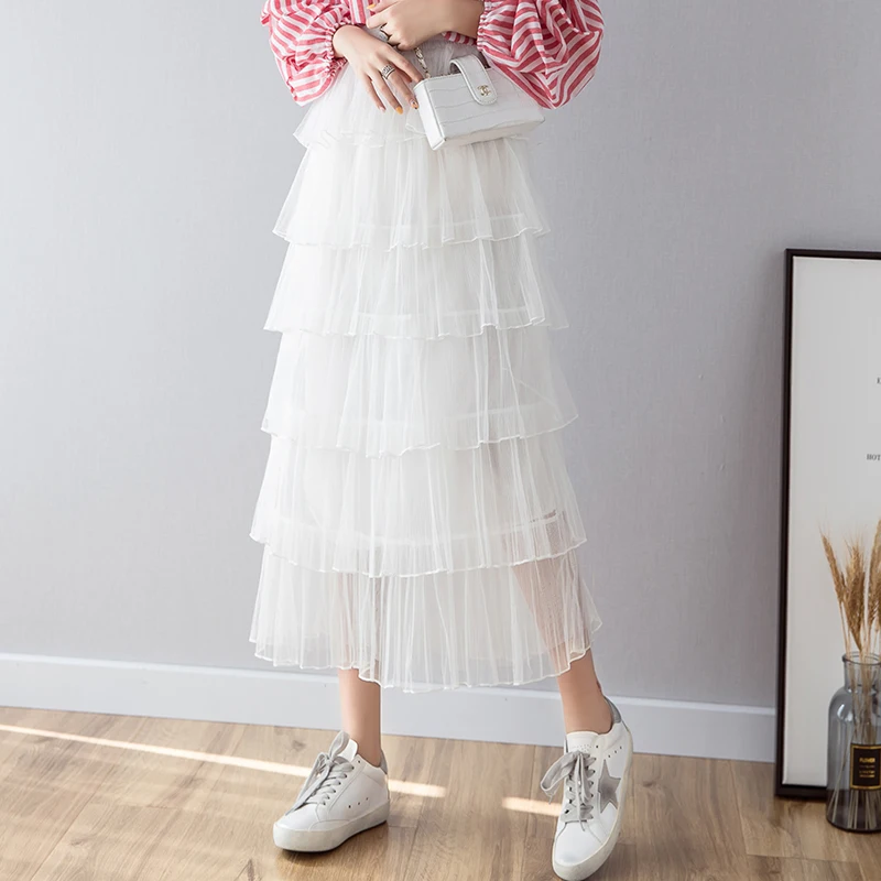 2021 модные юбки для женщин весенние джинсы с высокой талией женские элегантные