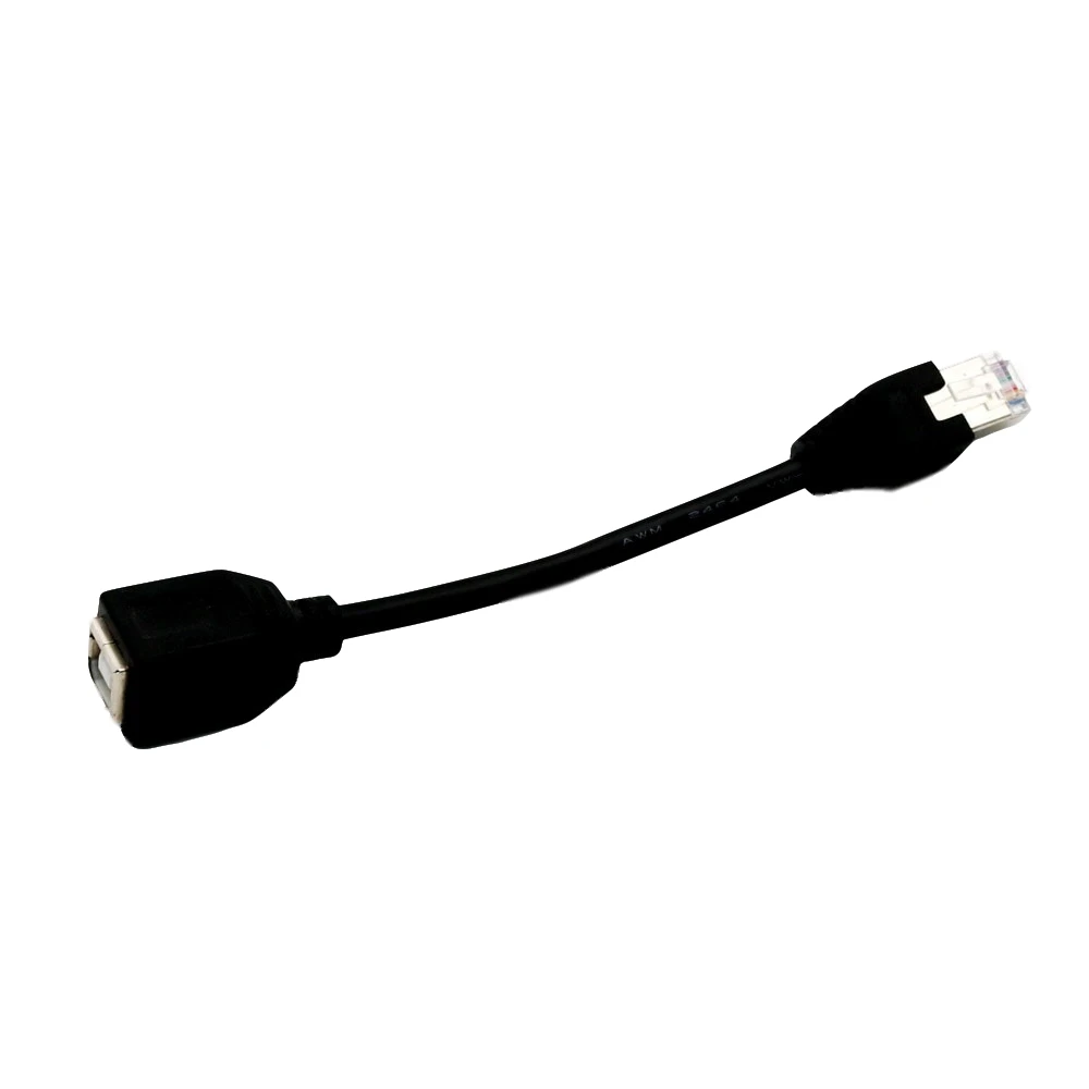 10x CAT5 RJ45 Ethernet LAN сеть штекер к USB 2 0 B гнездо принтера адаптер Соединительный кабель