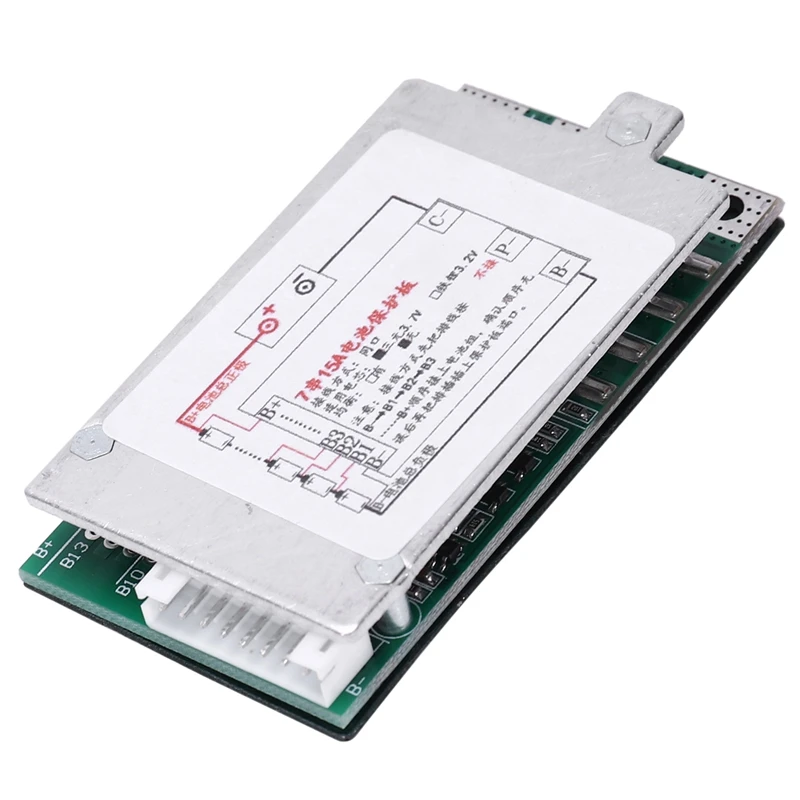 7S 24V 15A литий ионная литиевая батарея Защитная плата BMS PCB для