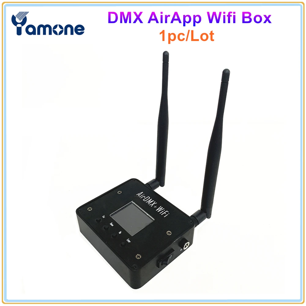 1 шт./лот 2 4G беспроводной DMX трансивер iOS и Android смартфон AirApp управление Wifi Box DJ