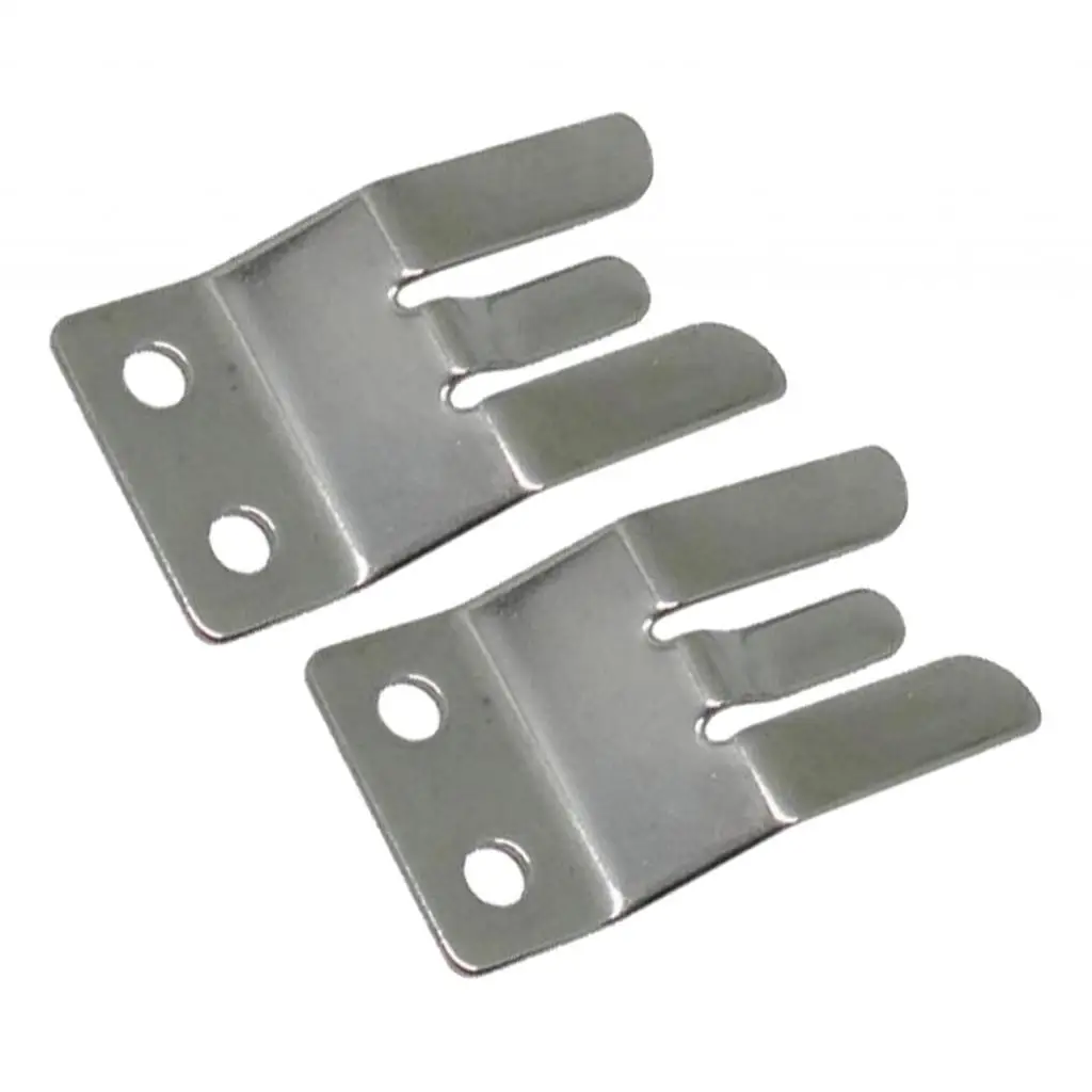 Слитный зажим для микрофона из нержавеющей стали 2 шт. УКВ CB микрофона|Морское