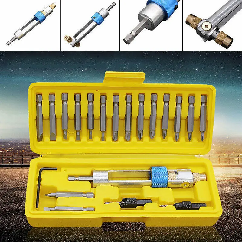 

20Pcs Swap Drill Bit Kit High Speed Steel Screwdriver Car Repair Tool Accessories Universal